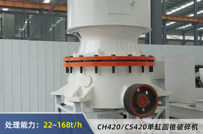 420單缸液壓圓錐(zhuī)破(pò)碎(suì)機