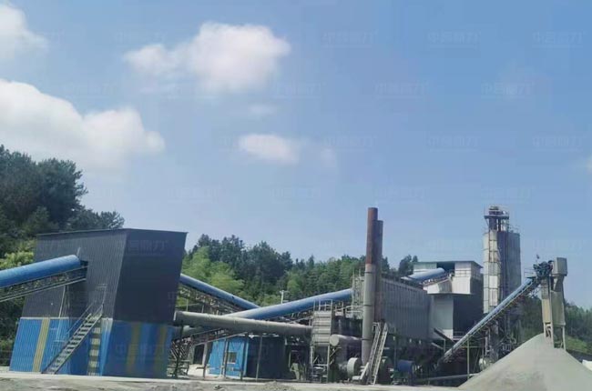 湖北鹹寧（níng）時產200噸（dūn）機製砂生產線