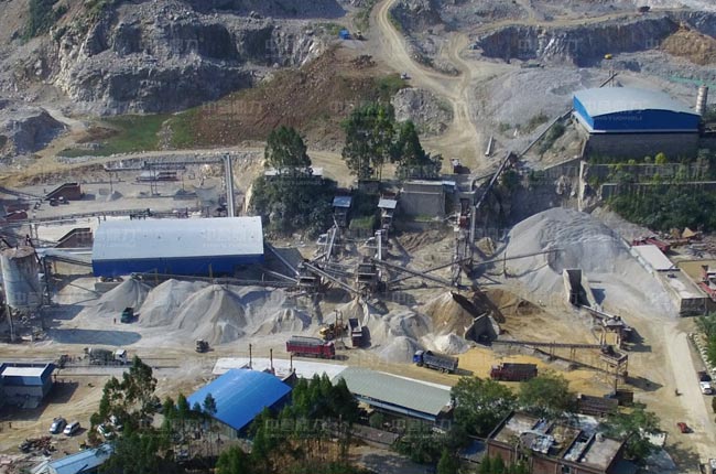 柳州祥雲建材時產500噸石料生產線