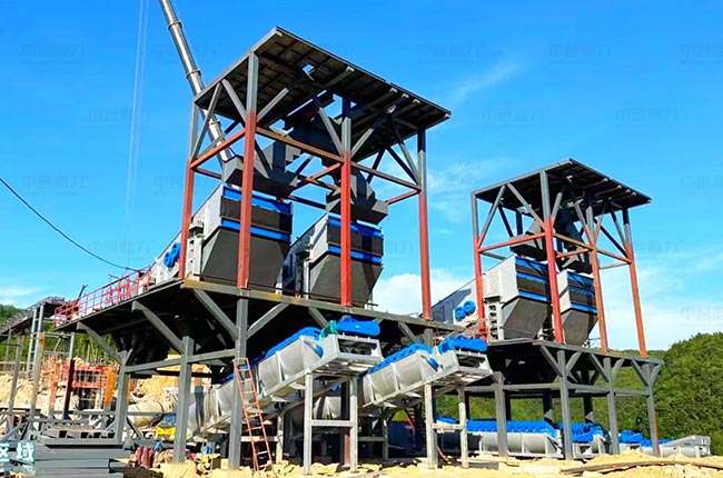 四川達州年產200萬噸建材石料生產線（xiàn）