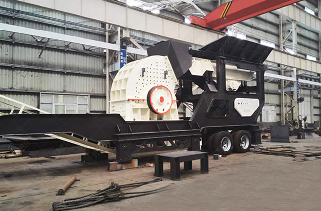 移動式石子破碎機