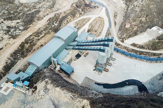 山西聚順達石料廠白雲石破碎生產線