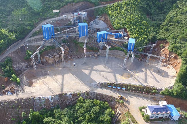 湖南雷（léi）锋石业时产500吨石灰石制砂生产线