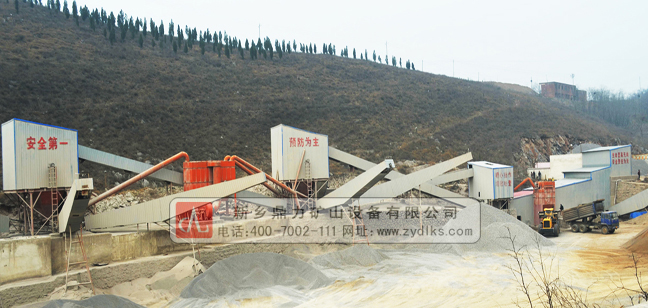 浙江杭州（zhōu）时产600吨砂石（shí）骨料（liào）生产线