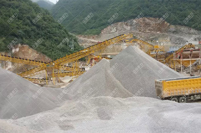 贵州惠（huì）水满告时产1000吨砂（shā）石生产线（xiàn）案例（lì）展示5