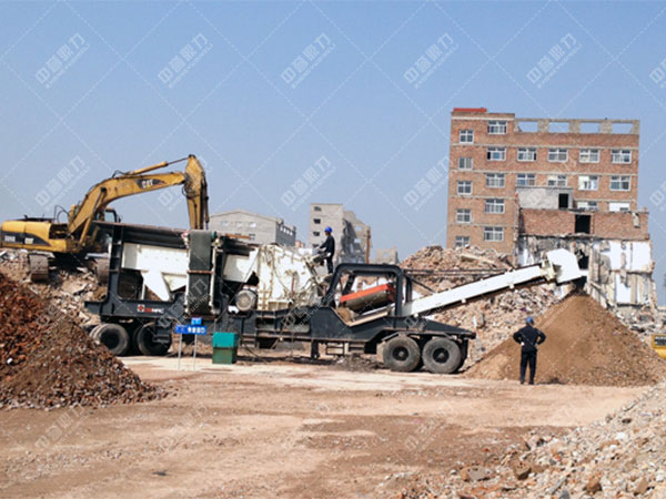 建筑垃（lā）圾破碎筛分设备（bèi）