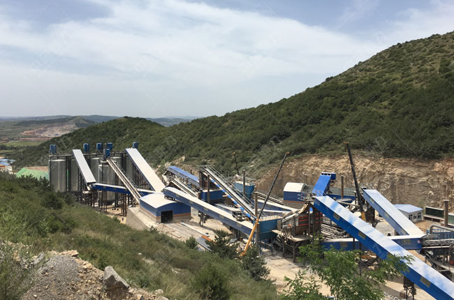 山西壶关县（xiàn）欣兴建材时产800吨制砂生产线