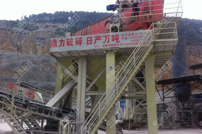 雲南混凝（níng）土攪拌站日產10000噸砂石生產線